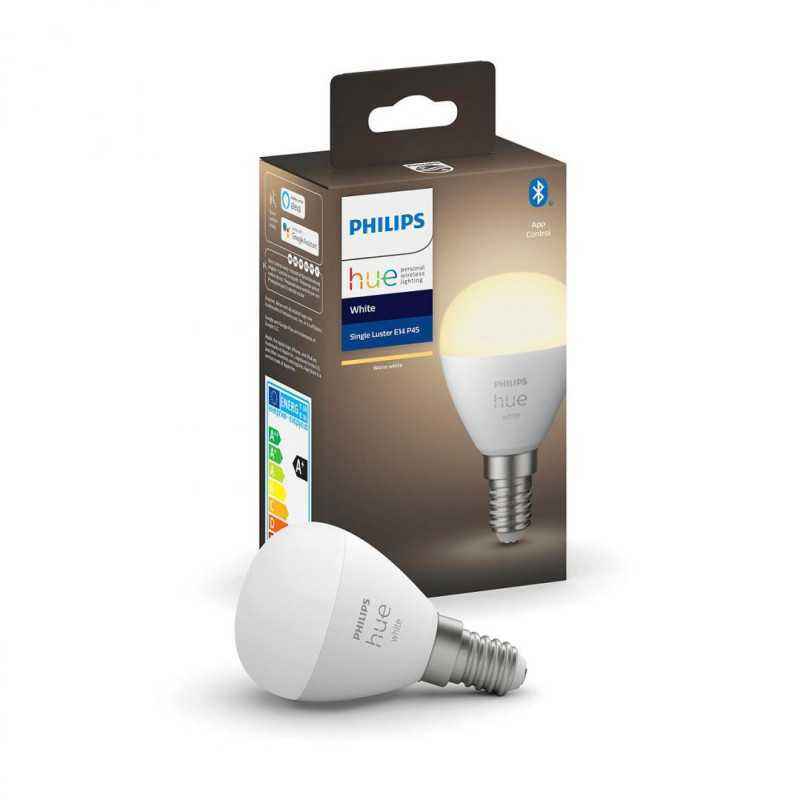 BEC smart LED Philips- soclu E14- putere 5.7W- forma clasic- lumina alb calda- alimentare 220 - 240 V- 000008719514266889timbru