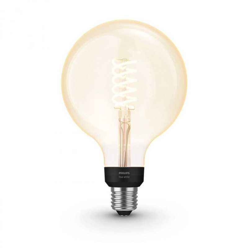 BEC smart LED Philips- soclu E27- putere 7W- forma sferic- lumina alb calda- alimentare 220 - 240 V- 000008719514279131timbru ve