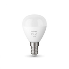 SET 2 becuri smart LED Philips- soclu E14- putere 5.7W- forma clasic- lumina alb- alimentare 220 - 240 V- 000008719514266902timb
