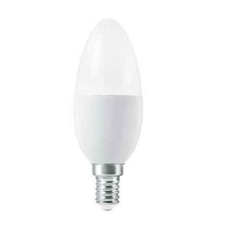 SET 3 becuri smart LED Osram- soclu E14- putere 5W- forma lumanare- lumina multicolora- alimentare 220 - 240 V- 0000040580754859