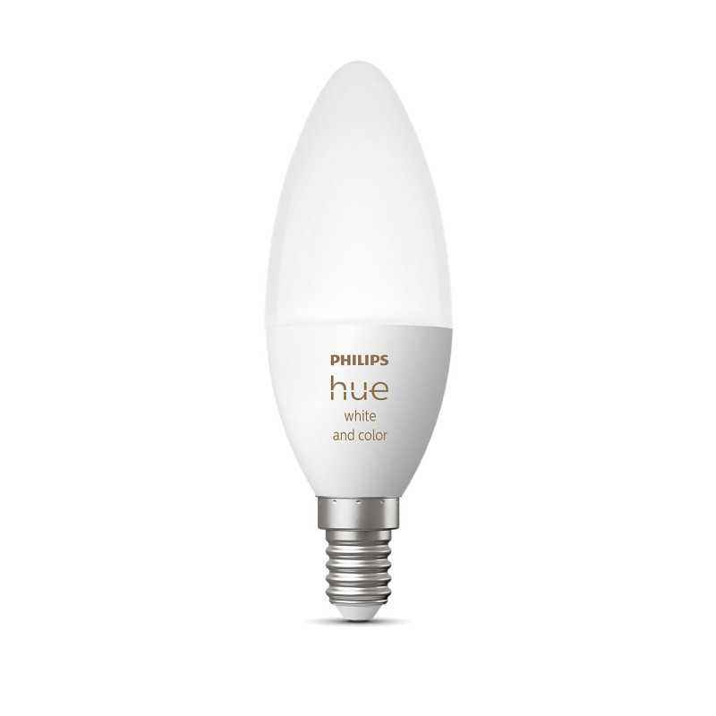 BEC smart LED Philips- soclu E14- putere 5.3W- forma lumanare- lumina multicolora- alimentare 220 - 240 V- 000008718699726317tim