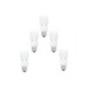 SET 5 becuri fluorescent Panasonic- soclu E27- putere 11W- forma spirala- lumina alb calda- alimentare 220 - 240 V- EFD11E27HD3E