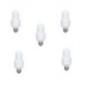 SET 5 becuri fluorescent Panasonic- soclu E27- putere 18W- forma spirala- lumina alb calda- alimentare 220 - 240 V- EFD18E27HD-5