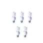 SET 5 becuri fluorescent Panasonic- soclu E27- putere 19W- forma spirala- lumina alb rece- alimentare 220 - 240 V- EFD19E65HD3E-