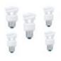 SET 3 becuri fluorescent Panasonic- soclu E27- putere 5W- forma spirala- lumina alb calda- alimentare 220 - 240 V- EFD5E27HD3E-5