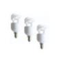 SET 3 becuri fluorescent Panasonic- soclu E27- putere 5W- forma spirala- lumina alb calda- alimentare 220 - 240 V- EFD5E27HDE14E