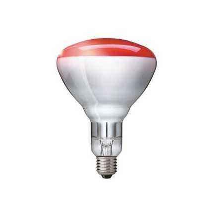 BEC IR Philips- soclu E27- putere 250W- forma clasic- lumina rosie- alimentare 230 - 250 V- 000008711500575210timbru verde 0.45