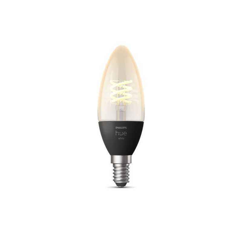 BEC smart LED Philips- soclu E14- putere 4.5W- forma lumanare- lumina alb- alimentare 220 - 240 V- 000008719514302235timbru verd