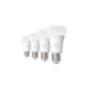 SET 4 becuri smart LED Philips- soclu E27- putere 9W- forma clasic- lumina alb calda- alimentare 220 - 240 V- 000008719514319141
