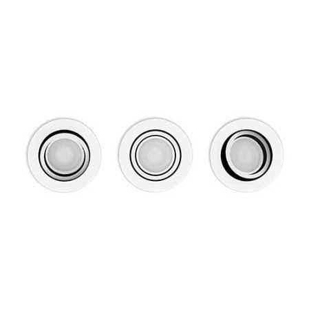 SET 3 SPOTURI incastrate smart LED Philips- soclu GU10- putere 5.7W- forma spot- lumina toate nuantele de alb- alimentare 220 -