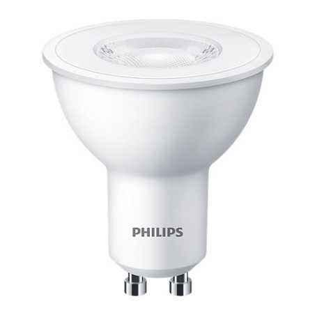SET 3 becuri LED Philips- soclu GU10- putere 4.7W- forma plat- lumina alb calda- alimentare 220 - 240 V- 000008719514393998timbr
