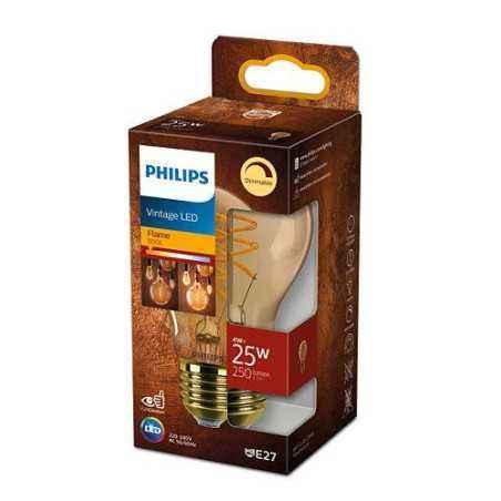 BEC LED Philips- soclu E27- putere 4W- forma clasic- lumina flacara- alimentare 220 - 240 V- 000008719514315433timbru verde 0.45