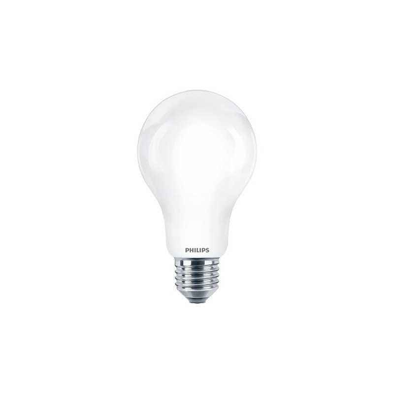 BEC LED Philips- soclu E27- putere 17.5W- forma clasic- lumina alb rece- alimentare 220 - 240 V- 000008718699764593timbru verde