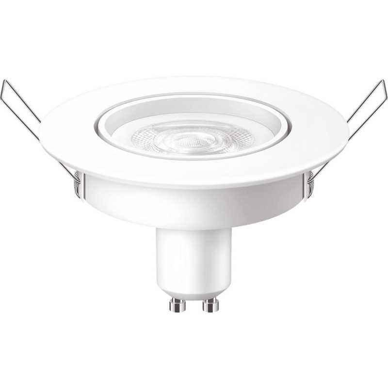 SPOT incastrat LED Philips- soclu GU10- putere 3W- forma spot- lumina alb calda- alimentare 220 - 240 V- 000008718699777937timbr