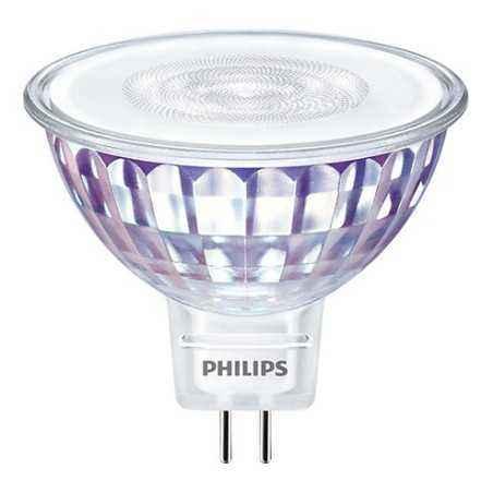 BEC LED Philips- soclu GU5.3- putere 7W- forma spot- lumina alb rece- alimentare 220 - 240 V- 000008718699783907timbru verde 0.4