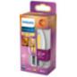 BEC LED Philips- soclu E27- putere 3.4W- forma lumanare- lumina alb calda- alimentare 220 - 240 V- 000008719514324237timbru verd
