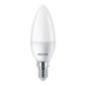 BEC LED Philips- soclu E14- putere 5W- forma lumanare- lumina alb calda- alimentare 220 - 240 V- 000008719514310056timbru verde