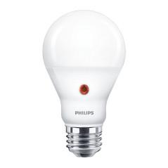 BEC LED Philips- soclu E27- putere 7.5W- forma clasic- lumina alb calda- alimentare 220 - 240 V- 000008718699782696timbru verde