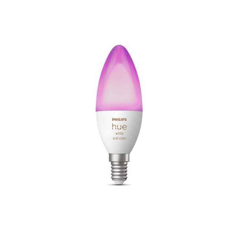 BEC smart LED Philips- soclu E14- putere 5.3W- forma lumanare- lumina multicolora- alimentare 220 - 240 V- 000008719514356610tim