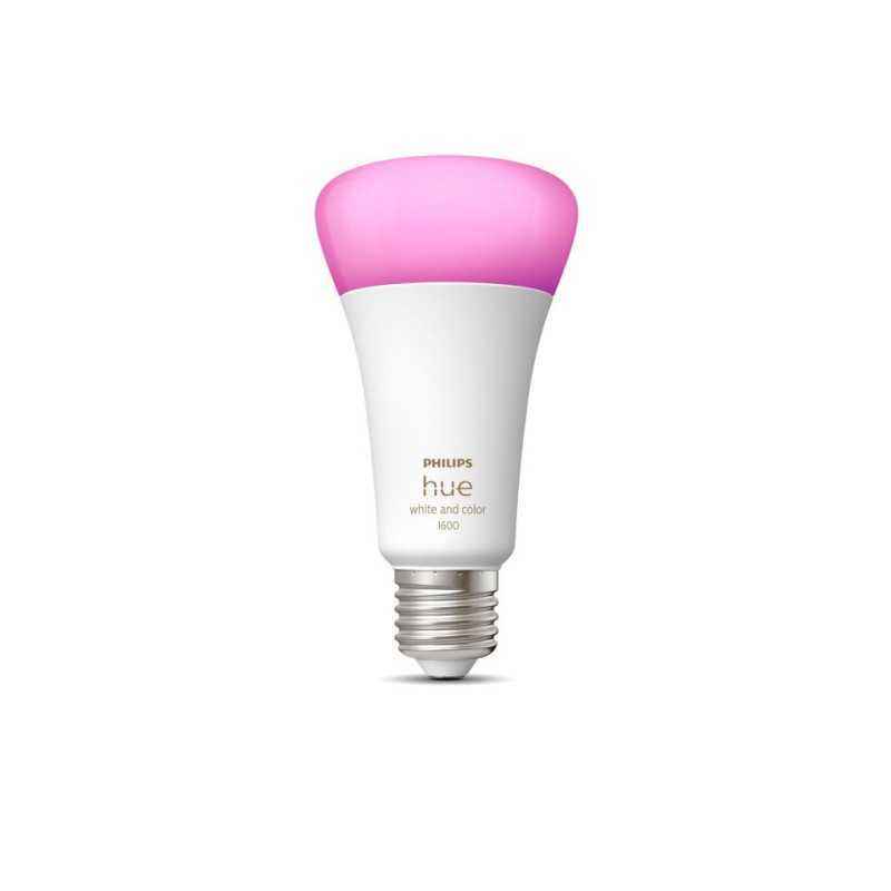 BEC smart LED Philips- soclu E27- putere 13.5W- forma clasic- lumina multicolora- alimentare 220 - 240 V- 000008719514288157timb