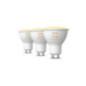 Set 3 BEC smart LED Philips- soclu GU10- putere 4.3 W- forma spot- lumina alb- alimentare 220 - 240 V- 000008719514342804timbru