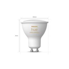 Set 3 BEC smart LED Philips- soclu GU10- putere 4.3 W- forma spot- lumina alb- alimentare 220 - 240 V- 000008719514342804timbru