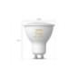 Set 3 BEC smart LED Philips- soclu GU10- putere 4.3 W- forma spot- lumina alb- alimentare 220 - 240 V- 000008719514342804timbru