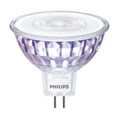 SPOT LED Philips- soclu GU5.3- putere 7 W- forma spot- lumina alb calda- alimentare 220 - 240 V- 000008718699773977timbru verde