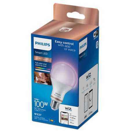 SPOT LED Philips- soclu E27- putere 13 W- forma spot- lumina multicolora- alimentare 220 - 240 V- 000008719514372542timbru verde