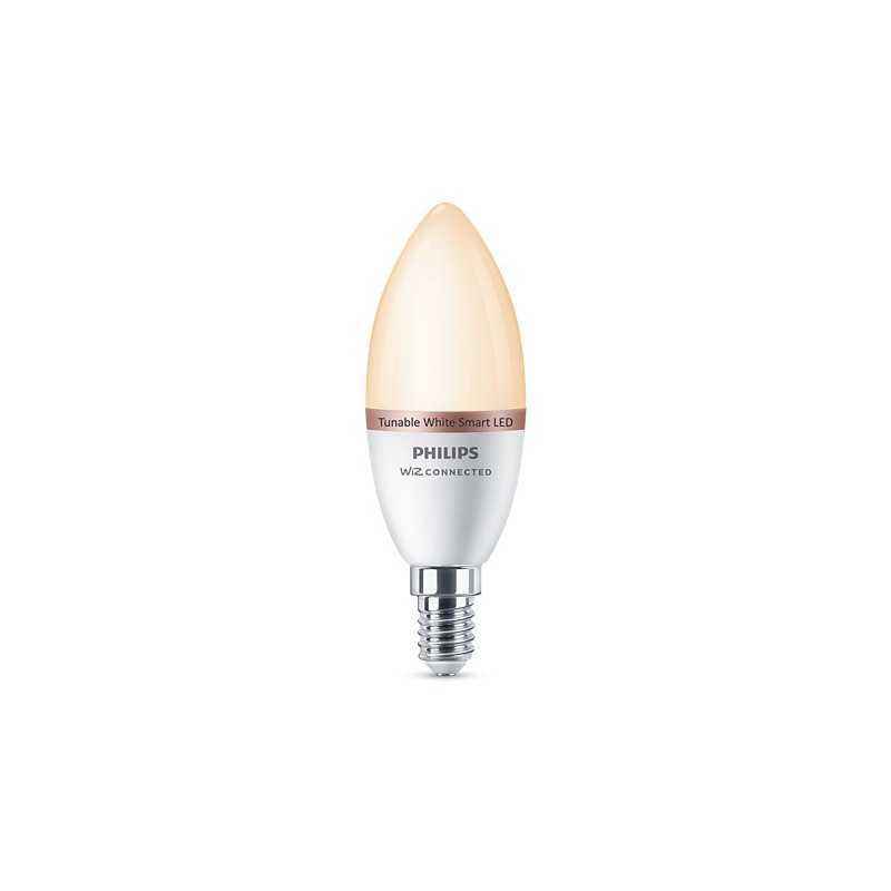 BEC smart LED Philips- soclu E14- putere 4.9 W- forma lumanare- lumina alb calda alb rece- alimentare 220 - 240 V- 0000087195143