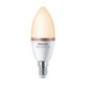 BEC smart LED Philips- soclu E14- putere 4.9 W- forma lumanare- lumina alb calda alb rece- alimentare 220 - 240 V- 0000087195143