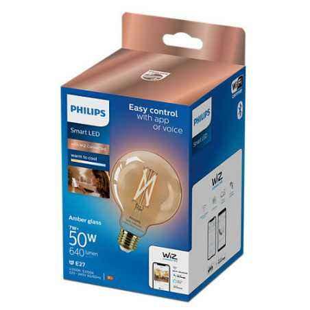 BEC smart LED Philips- soclu E27- putere 7 W- forma sferic- lumina multicolora- alimentare 220 - 240 V- 000008719514372207timbru