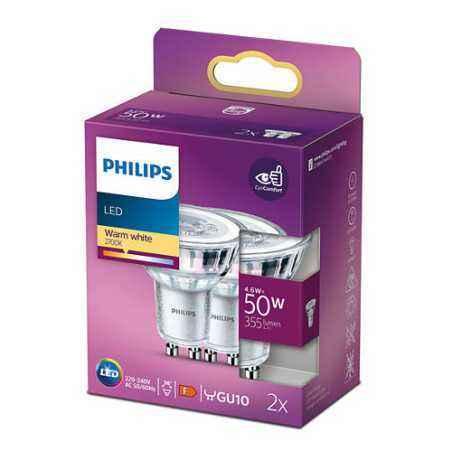 SPOT incastrat LED Philips- soclu GU10- putere 4.6 W- forma spot- lumina alb calda- alimentare 220 - 240 V- 000008718699774271ti