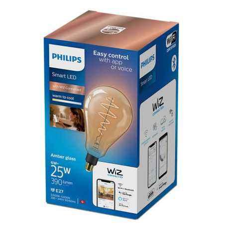BEC smart LED Philips- soclu E27- putere 6 W- forma sferic- lumina alb calda alb rece- alimentare 220 - 240 V- 00000871951437222