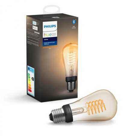 BEC smart LED Philips- soclu E27- putere 7W- forma clasic- lumina alb calda- alimentare 220 - 240 V- 000008718699688868timbru ve