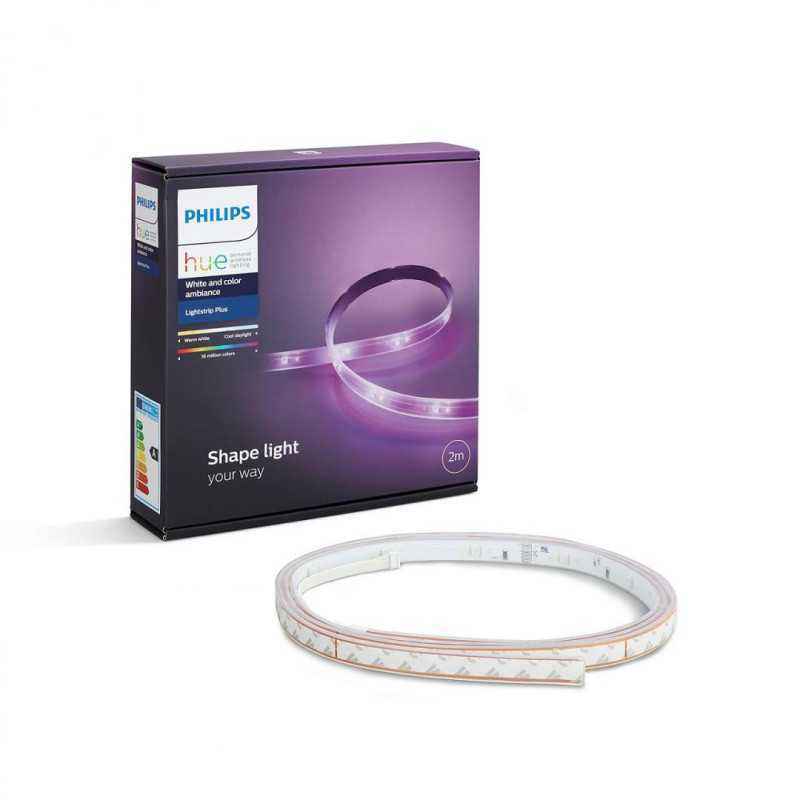 BANDA LED smart LED Philips- soclu integrat- forma banda- lumina multicolora- alimentare 220 - 240 V- 000008718696129388timbru v