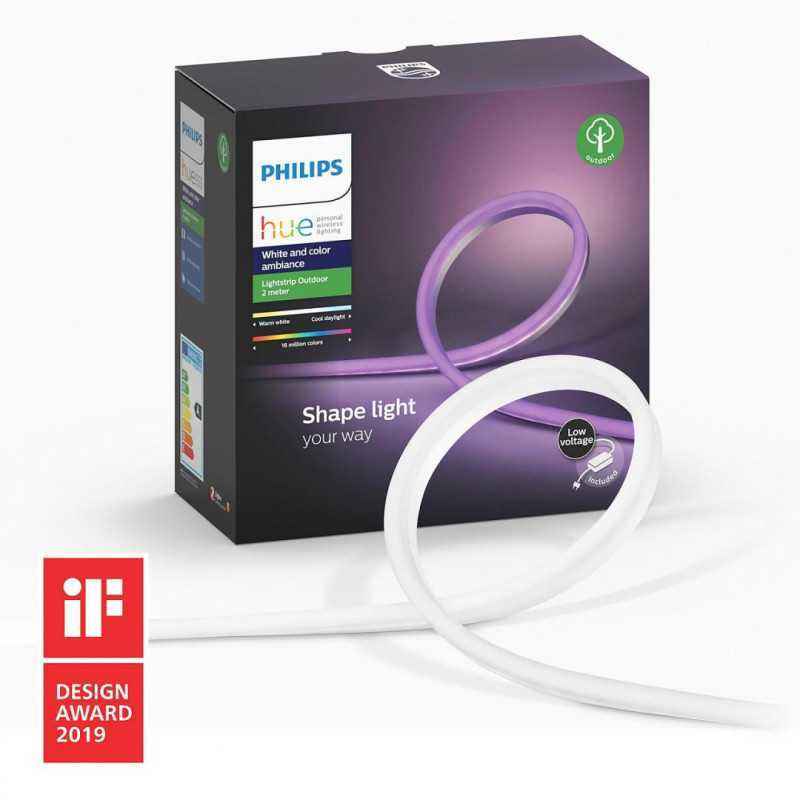 BANDA LED smart LED Philips- soclu integrat- putere 0.5W- forma banda- lumina multicolora- alimentare 220 - 240 V- 0000087186968