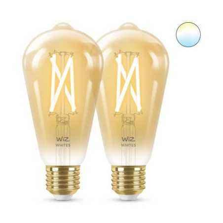 SET 2 becuri smart LED Philips- soclu E27- putere 6.7W- forma clasic- lumina toate nuantele de alb- alimentare 220 - 240 V- 0000