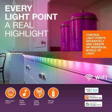 FLEX 5M RGB 830 RC LEDV 000004099854095443timbru verde 0.45 lei)
