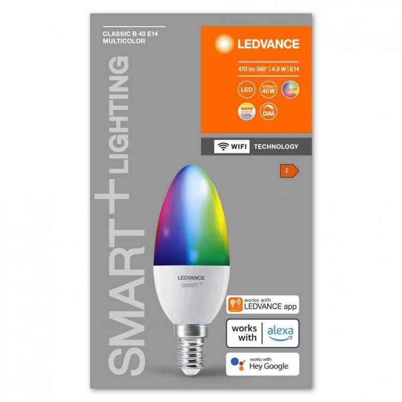 SMARTWIFIB40 4-9W 230V RGBWFRE14FS1LEDV 000004058075778597timbru verde 0.45 lei)