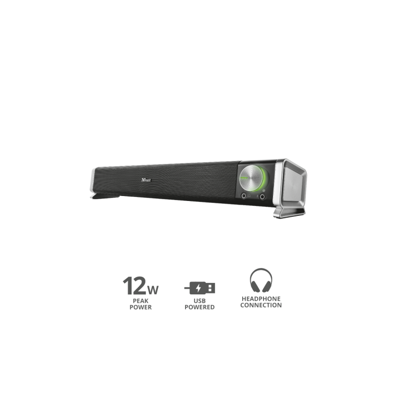 BOXE PC Trust ASTO SOUND BAR USB PC SPEAKER 6W RMS 21046timbru verde 2.00 lei)
