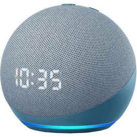 SmartGadget Amazon Echo Dot4th Gen) Smart speaker with Alexausa) EU adapter included Twilight Blue- PHT14651(timbru verde 0.8