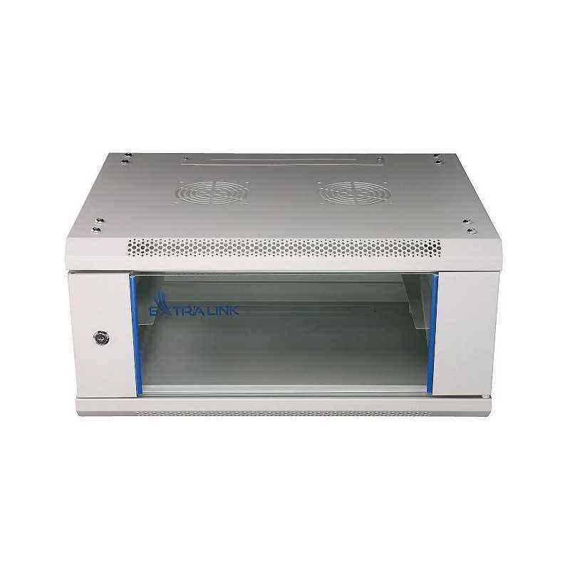 EXTRALINK EX.8536 4U 600X450 WALL-MOUNTED RACKMOUNT CABINET GREY- EX.8536