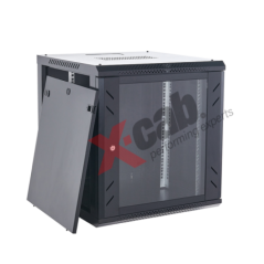 Cabinet metalic de perete 19”- tip rack wallmount- 15U 600x600 mm- Xcab S Negru Xcab-15U60S.9004