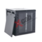 Cabinet metalic de perete 19”- tip rack wallmount- 15U 600x600 mm- Xcab S Negru Xcab-15U60S.9004