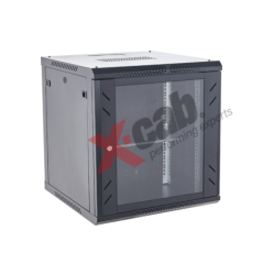Cabinet metalic de perete 19- tip rack wallmount- 12U 600x450 mm- Xcab S Negru Xcab-12U45S.9004