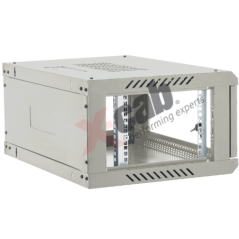 Cabinet metalic de perete 19- tip rack wallmount- 4U 600x450 mm- Xcab Gri Xcab-4U45S.7035