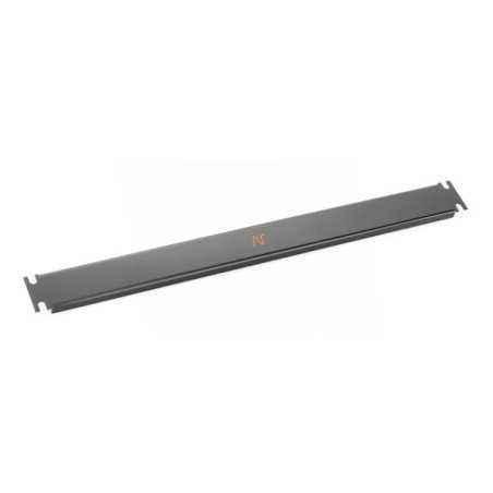Blank Panel Black 19 1U for empty cabinet space N109.207BK