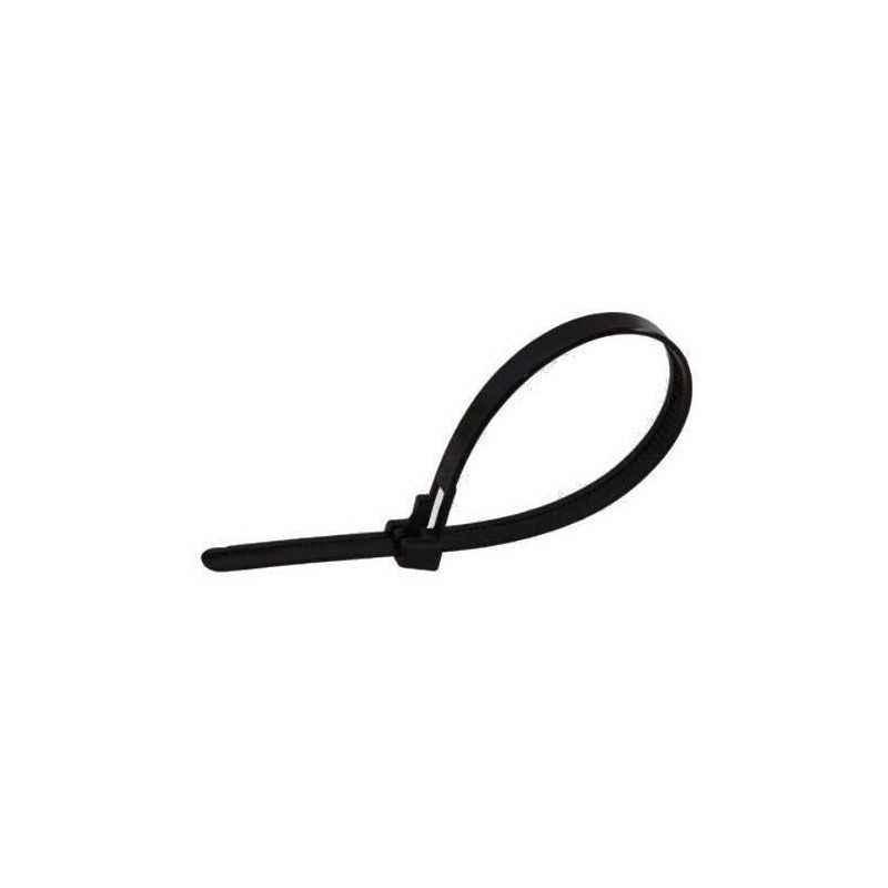Brida plastic 7-5 x 350 reutilizabila- black100buc) - ELEMATIC- 5354