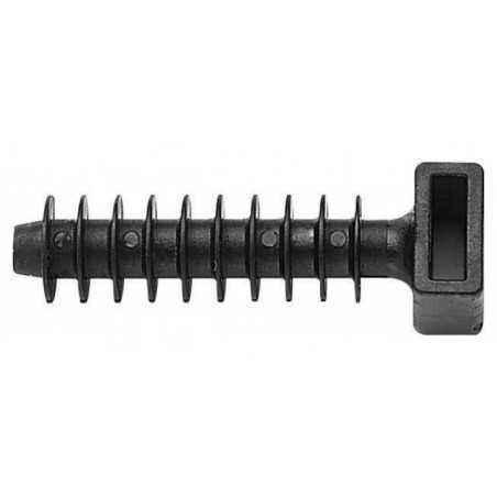 Diblu suport ancorare bride 10 x 37 black100buc) - ELEMATIC- 5458